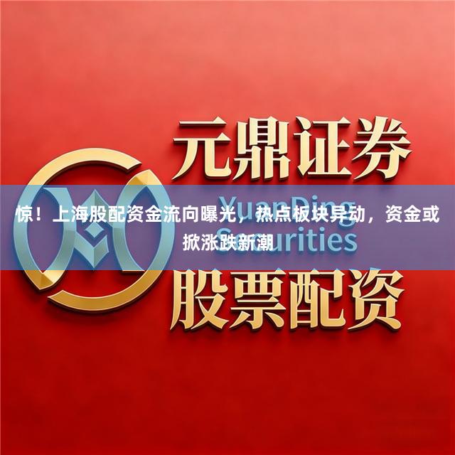 惊！上海股配资金流向曝光，热点板块异动，资金或掀涨跌新潮