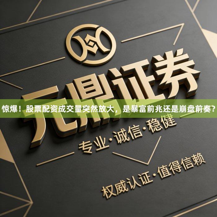 惊爆！股票配资成交量突然放大，是暴富前兆还是崩盘前奏？